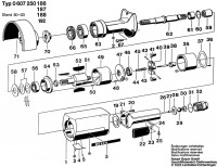 Bosch 0 607 250 192 50 WATT-SERIE Straight Grinders Spare Parts